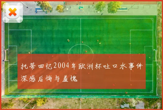 托蒂回忆2004年欧洲杯吐口水事件深感后悔与羞愧